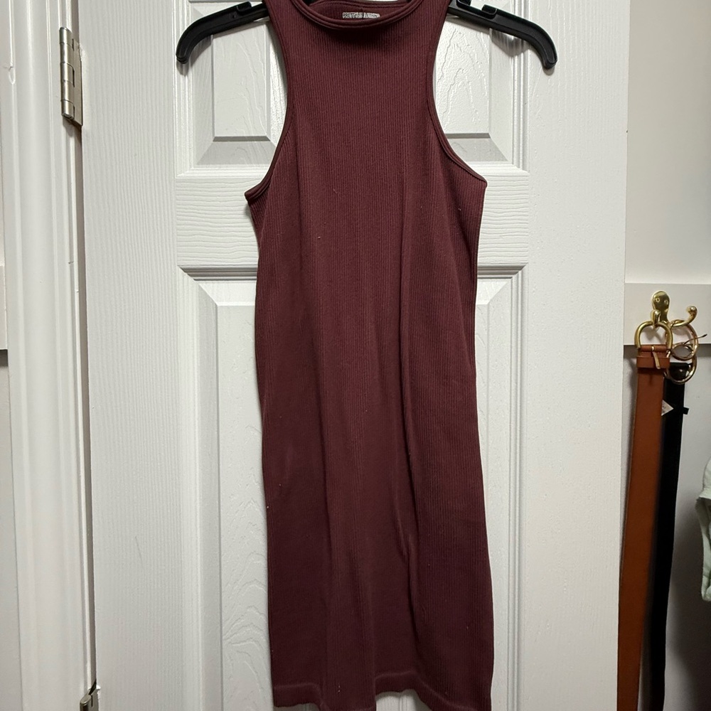 PrettyLittleThing Wine bodycon Mini Dress